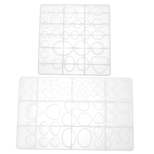 Gogogmee 2Stücke Teiliges Silikon Cabochon Gießform für Schmuckherstellung Flexible Epoxidharz Formen für DIY Handwerke für Erwachsene Langlebig und Sicher Gogogmee 2Stücke Teiliges Silikon Cabochon Gießform für Schmuckherstellung Flexible Epoxidharz Formen für DIY Handwerke für Erwachsene Langlebig und Sicher von Gogogmee