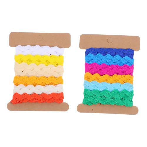 Gogogmee 2Stücke Wellenband Mehrfarbiges Geschenkband für DIY Bastelprojekte Farben für Partydekoration für Geschenkverpackung und Anwendungen Gogogmee 2Stücke Wellenband Mehrfarbiges Geschenkband für DIY Bastelprojekte Farben für Partydekoration für Geschenkverpackung und Anwendungen von Gogogmee
