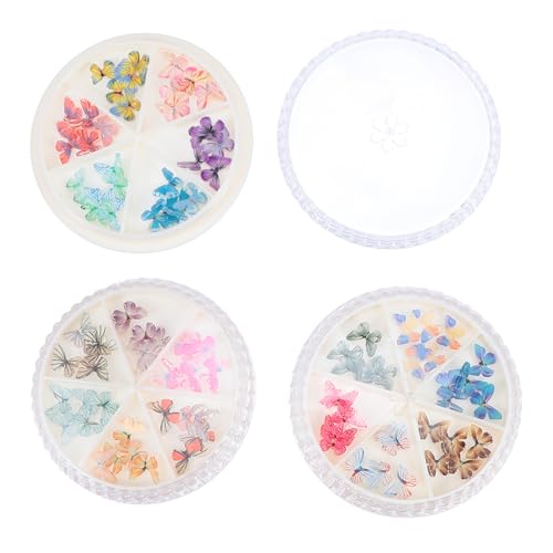 Gogogmee 3 Boxen Schmetterlings Nagelaufkleber Boxen Kreative Maniküre Sticker für DIY Nagelkunst Geeignet für Frauen und Mädchen Leicht und Tragbar Realistische Designs Gogogmee 3 Boxen Schmetterlings Nagelaufkleber Boxen Kreative Maniküre Sticker für DIY Nagelkunst Geeignet für Frauen und Mädchen Leicht und Tragbar Realistische Designs von Gogogmee