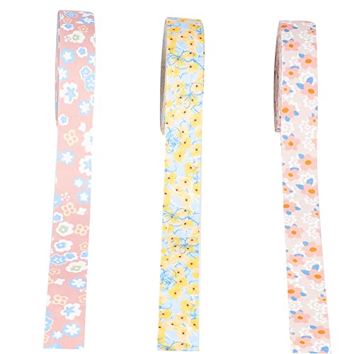 Gogogmee 3 Rollen Blumen DIY Haarschmuck Band Doppelseitiges Dekoratives Satinband pro Rolle für Bastelarbeiten Geschenkverpackungen und Haaraccessoires Gogogmee 3 Rollen Blumen DIY Haarschmuck Band Doppelseitiges Dekoratives Satinband pro Rolle für Bastelarbeiten Geschenkverpackungen und Haaraccessoires von Gogogmee