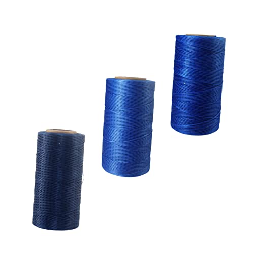 Gogogmee 3 STÜCKE Wachsfaden für Leder Näharbeiten Flache Schnur Dunkelblau Hellblau und Leuchtendblau für DIY Lederhandwerk Buchbinderei und Reparaturen Gogogmee 3 STÜCKE Wachsfaden für Leder Näharbeiten Flache Schnur Dunkelblau Hellblau und Leuchtendblau für DIY Lederhandwerk Buchbinderei und Reparaturen von Gogogmee