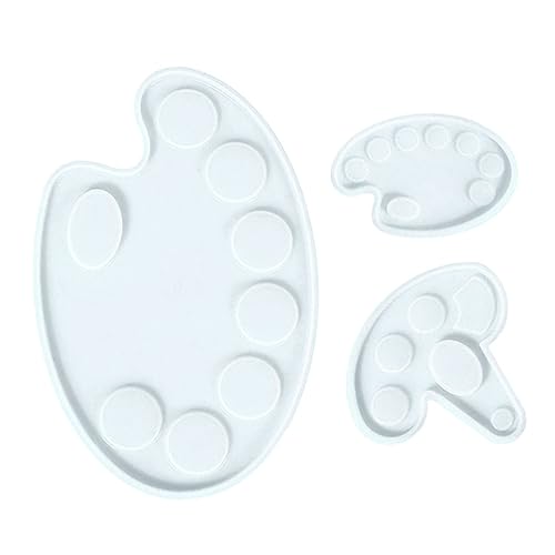 Gogogmee 3 Stück DIY Silikonformen Teiliges und Zeichentools für Epoxidharz Wiederverwendbar nicht Haftend für Kreative Projekte und von Gogogmee