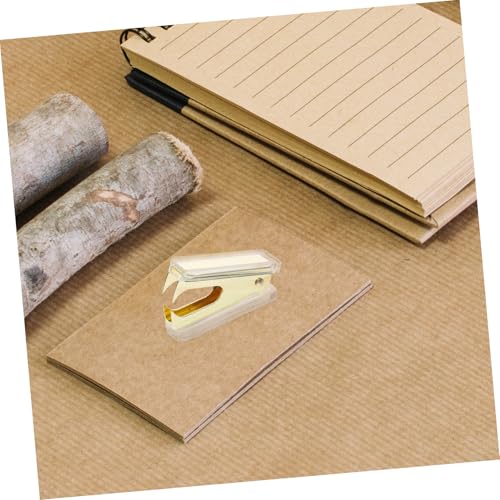 Gogogmee 3 Stück Goldfarbene Acryl Heftklammerentferner mit Eisenkonstruktion Praktisch Benutzerfreundlich Langlebig für Büro Schule und Zuhause von Gogogmee