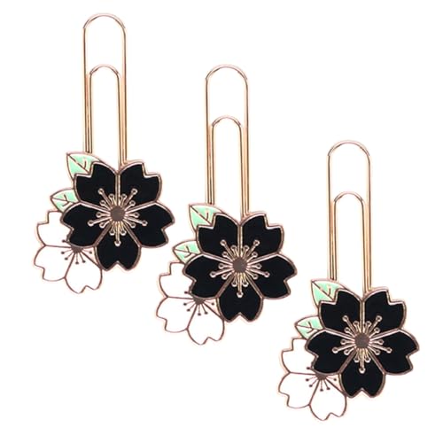 Gogogmee 3 Stück Metall lesezeichen Büroklammern mit Kirschblüten design Kreative Schreibwaren für Schule und Büro Starke Memo clips für Bücher Notizen und Dokumente Elegantes Blumendesign Gogogmee 3 Stück Metall lesezeichen Büroklammern mit Kirschblüten design Kreative Schreibwaren für Schule und Büro Starke Memo clips für Bücher Notizen und Dokumente Elegantes Blumendesign von Gogogmee