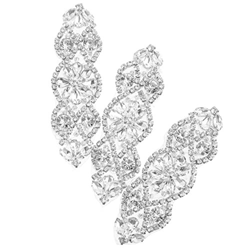 Gogogmee 3 Stück Strass Aufnäher für Kleidung Dekorative Diy Patches zum Aufbügeln oder Glänzende Strassapplikationen für Hochzeiten und Besondere Anlässe Gogogmee 3 Stück Strass Aufnäher für Kleidung Dekorative Diy Patches zum Aufbügeln oder Glänzende Strassapplikationen für Hochzeiten und Besondere Anlässe von Gogogmee