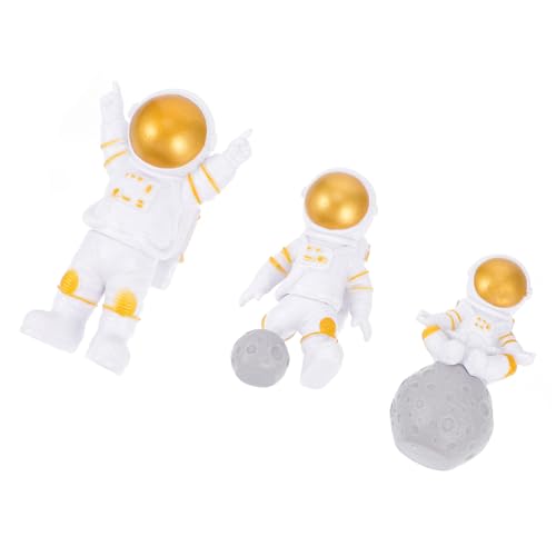 Gogogmee 3 Stück Teiliges Astronauten Dekofiguren für Kuchen und Goldene Statuen aus Hochwertigem für Geburtstagsfeiern und Weltraum Themen Events Gogogmee 3 Stück Teiliges Astronauten Dekofiguren für Kuchen und Goldene Statuen aus Hochwertigem für Geburtstagsfeiern und Weltraum Themen Events von Gogogmee