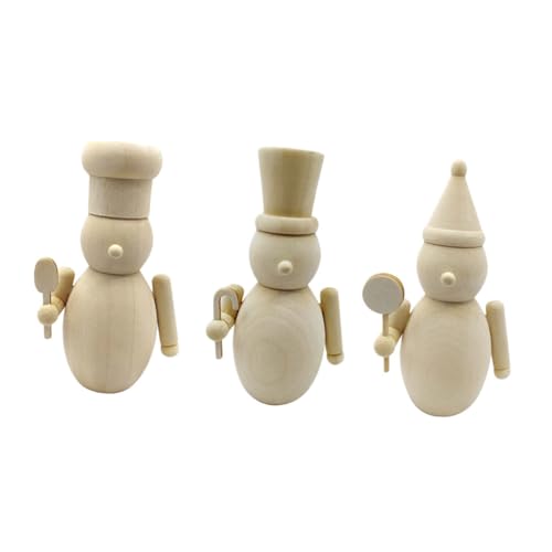 Gogogmee 3 Stück Teiliges DIY Unbemalte Holz-holzfiguren Holzsoldaten zum Bemalen Glatte Oberfläche Robuste Weihnachtsdeko für Familienbasteln und Festliche Tisch Regalgestaltung Gogogmee 3 Stück Teiliges DIY Unbemalte Holz-holzfiguren Holzsoldaten zum Bemalen Glatte Oberfläche Robuste Weihnachtsdeko für Familienbasteln und Festliche Tisch Regalgestaltung von Gogogmee