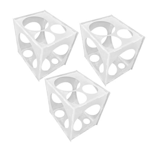 Gogogmee 3 Stück Teiliges Faltbares Ballon Messwürfel Transparent Präzise Größenmessung für Partydekorationen Geeignet für Bögen Säulen Vielseitig Einsetzbar bei DIY Events von Gogogmee