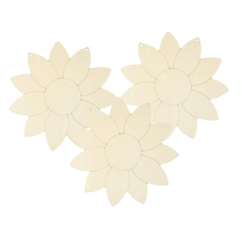 Gogogmee 3 Stück Teiliges Holz Sonnenblumen deko zum Bemalen DIY Holzausschnitt für Handmalerei und Bastelprojekte Glatte Holzscheiben ohne Grate für Party Hochzeits Geschenkdekoration Gogogmee 3 Stück Teiliges Holz Sonnenblumen deko zum Bemalen DIY Holzausschnitt für Handmalerei und Bastelprojekte Glatte Holzscheiben ohne Grate für Party Hochzeits Geschenkdekoration von Gogogmee