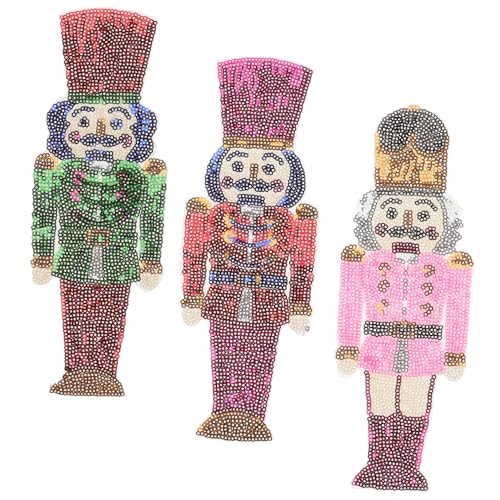 Gogogmee 3 Stück Teiliges Kleine Selbstklebende Pailletten Stoffaufnäher Soldat Hut Patch DIY Kleidung Zubehör zum Reparieren und Verzieren von Jacken und Rucksäcken Gogogmee 3 Stück Teiliges Kleine Selbstklebende Pailletten Stoffaufnäher Soldat Hut Patch DIY Kleidung Zubehör zum Reparieren und Verzieren von Jacken und Rucksäcken von Gogogmee