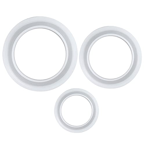 Gogogmee 3 Stück Teiliges Silikonarmband Gießform DIY Kristall Epoxidharz Molds für Armbänder mit Innendurchmessern Bastelzubehör für Schmuckherstellung Gogogmee 3 Stück Teiliges Silikonarmband Gießform DIY Kristall Epoxidharz Molds für Armbänder mit Innendurchmessern Bastelzubehör für Schmuckherstellung von Gogogmee