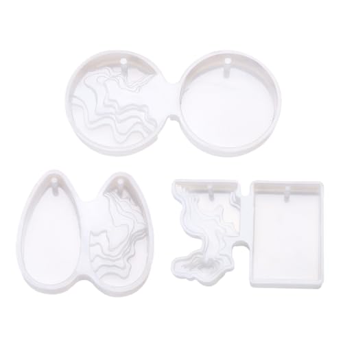 Gogogmee 3 Stück Teiliges Silikonform DIY Schmuck Anhänger Gießform Kreative Epoxidharz Mold für Kleine Anhänger Basteln und Dekorationen Wiederverwendbar Leicht zu Reinigen Vielseitig Gogogmee 3 Stück Teiliges Silikonform DIY Schmuck Anhänger Gießform Kreative Epoxidharz Mold für Kleine Anhänger Basteln und Dekorationen Wiederverwendbar Leicht zu Reinigen Vielseitig von Gogogmee