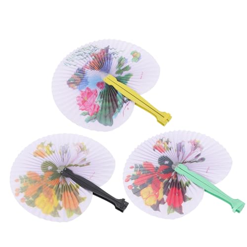 Gogogmee 3 Stück Teiliges Tragbare Chinesische Faltfächer aus Antike Handfächer für Tanz Bühnenauftritte und Dekoration Leicht und Zusammenklappbar Einzigartiges Design Gogogmee 3 Stück Teiliges Tragbare Chinesische Faltfächer aus Antike Handfächer für Tanz Bühnenauftritte und Dekoration Leicht und Zusammenklappbar Einzigartiges Design von Gogogmee