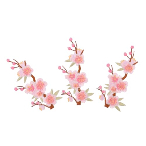 Gogogmee 3 Stück Teiliges Wintersweet Stickerei Patches Bestickte Bügelbilder zum Aufnähen und Aufbügeln Kreative DIY Kleidung Dekoration mit Farbenfrohen Blumenmustern für Gogogmee 3 Stück Teiliges Wintersweet Stickerei Patches Bestickte Bügelbilder zum Aufnähen und Aufbügeln Kreative DIY Kleidung Dekoration mit Farbenfrohen Blumenmustern für von Gogogmee