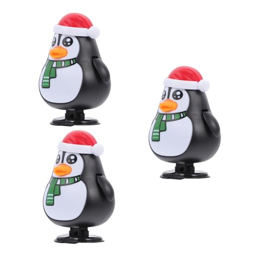 Gogogmee 3 Stück Weihnachtliche Aufziehspielzeug Pinguin Laufspielzeug Cartoon Design Sicheres Federmechanismus für Festliche Mitgebsel Gogogmee 3 Stück Weihnachtliche Aufziehspielzeug Pinguin Laufspielzeug Cartoon Design Sicheres Federmechanismus für Festliche Mitgebsel von Gogogmee