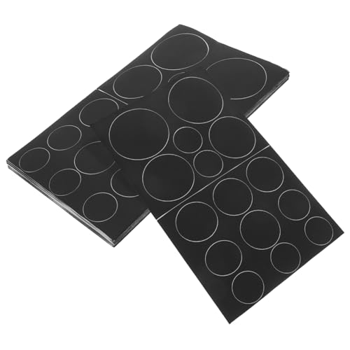 Gogogmee 30 Blatt Selbstklebende Runde Textilaufkleber Dekorative DIY Bekleidungspatches Langlebige Kleidungspads mit Modischem Punktmuster Vielseitig für Accessoires und Haustierzubehör von Gogogmee