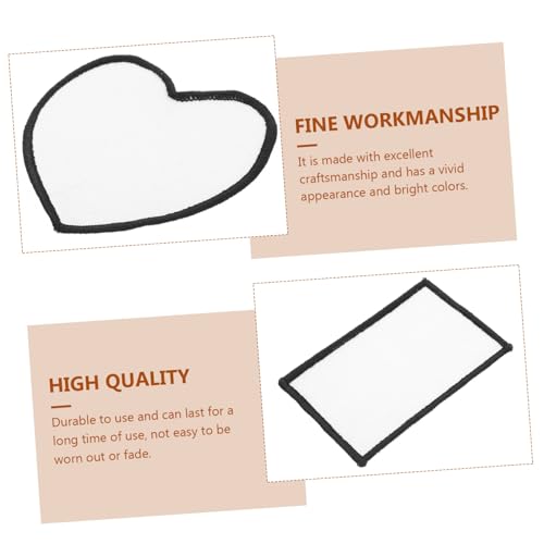 Gogogmee 30 Stück Aufbügler Textilien Weiß Blanko DIY Stickerei Patches für Kleidung Reparatur Dekoration Bügelflicken für Jacken Jeans Taschen Hüte Vielseitige Stoffapplikationen zum Gogogmee 30 Stück Aufbügler Textilien Weiß Blanko DIY Stickerei Patches für Kleidung Reparatur Dekoration Bügelflicken für Jacken Jeans Taschen Hüte Vielseitige Stoffapplikationen zum von Gogogmee