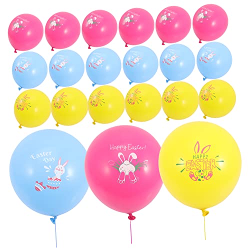 Gogogmee 30 Stück Hasen Ballon Dekor Luftballons Party Luftballons Frühling Festliche Luftballons Dekorative Luftballons Ballon Dekorationen Design Luftballons von Gogogmee