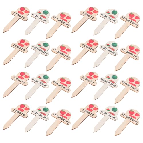 Gogogmee 30 Stück Holzpflanzenschildbeschriftungen Wetterfeste Gemüsebezeichnungen für Erdbeeren Wassermelonen und Tomaten für Garten und Gewächshaus Gogogmee 30 Stück Holzpflanzenschildbeschriftungen Wetterfeste Gemüsebezeichnungen für Erdbeeren Wassermelonen und Tomaten für Garten und Gewächshaus von Gogogmee