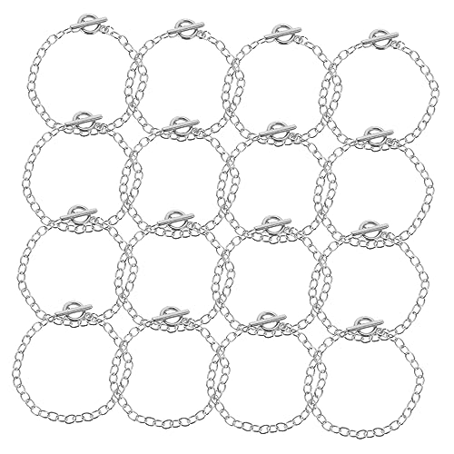 Gogogmee 30 Stück Kettenarmbänder mit Toggle Verschlüssen für Frauen Diy Schmuckherstellung Ergänzung für Partys und Besondere Anlässe von Gogogmee
