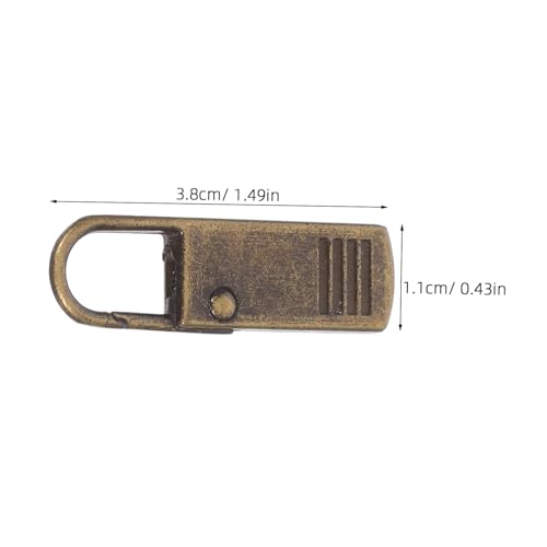 Gogogmee 30 Stück Metall Zipper Pull Ersatzköpfe Abnehmbare Reißverschluss Anhänger für Jacken Koffer Rucksäcke und Kleidung Langlebige Metalllaschen Einfache Montage und Vielseitige von Gogogmee
