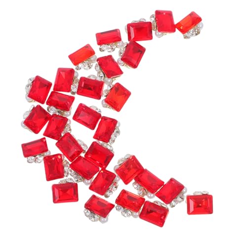 Gogogmee 30 Stück Nail Art Rhinestones Rot Strahlende Glitzernde Maniküre Charms für Frauen Mädchen Kleine DIY Nagel Schmuck für Hochzeit Party Proms Gogogmee 30 Stück Nail Art Rhinestones Rot Strahlende Glitzernde Maniküre Charms für Frauen Mädchen Kleine DIY Nagel Schmuck für Hochzeit Party Proms von Gogogmee