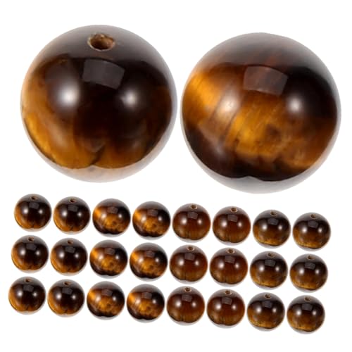 Gogogmee 30 Stück Natürliche Tigerauge Perlen Rund Langlebig Natürlicher Stein DIY Schmuckherstellung Perlen für Halsketten Armbänder Ohrringe Basteln Gogogmee 30 Stück Natürliche Tigerauge Perlen Rund Langlebig Natürlicher Stein DIY Schmuckherstellung Perlen für Halsketten Armbänder Ohrringe Basteln von Gogogmee