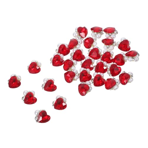 Gogogmee 30 Stück Rote Nagelstrasssteine für Nail Art Kleine Funkelnde Steinchen Nägel DIY Maniküre Charms Leicht Anzuwendende Nagelornamente für Frauen und Mädchen Vielseitige Gogogmee 30 Stück Rote Nagelstrasssteine für Nail Art Kleine Funkelnde Steinchen Nägel DIY Maniküre Charms Leicht Anzuwendende Nagelornamente für Frauen und Mädchen Vielseitige von Gogogmee