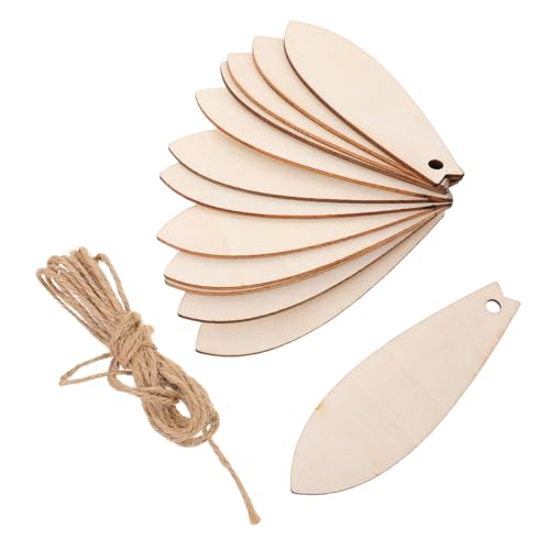 Gogogmee 30 Stück Teiliges Holz Surfboard Rohlinge für DIY Malerei Glatte Unlackierte Holzscheiben Kreative Bastelsets für Sommerparty Dekoration Pädagogisches Holzspielzeug von Gogogmee