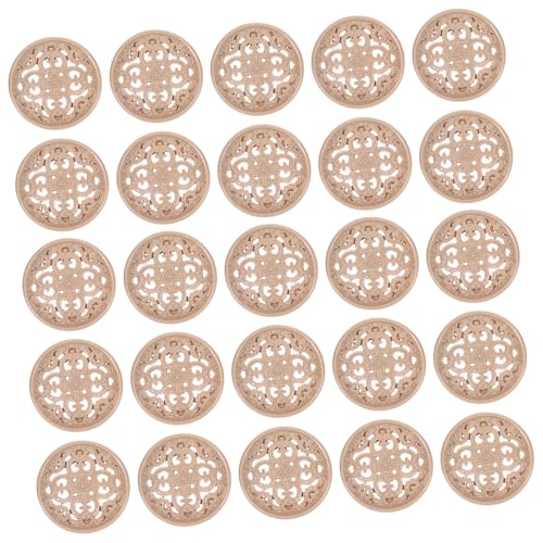 Gogogmee 30 Stück Teiliges Metallknöpfe mit Hohlem Design Robuste Knöpfe zum Annähen für Damenmäntel Jacken Pullover Vielseitig Einsetzbar Langlebig Goldfarben von Gogogmee