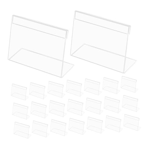 Gogogmee 30 Stück Tischkartenständer Für Klare Schilder Lebensmitteletiketten Supermarkt Etiketten L Förmig Transparent Geschäftsetiketten Display Restaurant – Für Einzelhandel Gogogmee 30 Stück Tischkartenständer Für Klare Schilder Lebensmitteletiketten Supermarkt Etiketten L Förmig Transparent Geschäftsetiketten Display Restaurant – Für Einzelhandel von Gogogmee