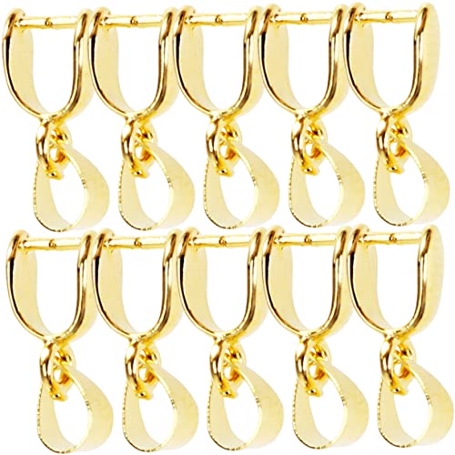 Gogogmee 30 Stück Zubehör Für Guazi-schnallen Herstellung Schlüssel Schmuck Halskette Anhängerkupplungen Aus Metall Prise Clipverschluss Bügel Bügel-charm-verschluss Legierung Golden von Gogogmee