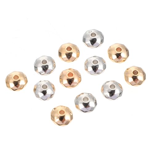 Gogogmee 300 Stück DIY Perlen mit Facettierte Spacer Perlen für Armbänder Halsketten Schmuckherstellung Bastelperlen Mix Farben Gogogmee 300 Stück DIY Perlen mit Facettierte Spacer Perlen für Armbänder Halsketten Schmuckherstellung Bastelperlen Mix Farben von Gogogmee