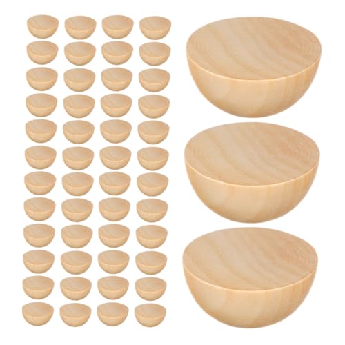 Gogogmee 300 Stück Holz Halbkugeln Unbehandelte Rund Holzperlen für DIY Bastelprojekte Vielseitig Einsetzbar für Weihnachtsdeko Kunsthandwerk und Erwachsene Naturbelassenes Bastelzubehör Gogogmee 300 Stück Holz Halbkugeln Unbehandelte Rund Holzperlen für DIY Bastelprojekte Vielseitig Einsetzbar für Weihnachtsdeko Kunsthandwerk und Erwachsene Naturbelassenes Bastelzubehör von Gogogmee
