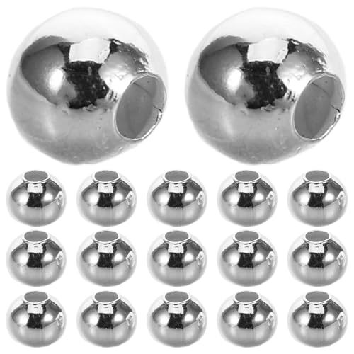Gogogmee 300 Stück Runde Perlen für Diy Schmuckherstellung Geeignet für Armbänder Ohrringe Silber Durchmesser Langlebig und Vielseitig Einsetzbar Gogogmee 300 Stück Runde Perlen für Diy Schmuckherstellung Geeignet für Armbänder Ohrringe Silber Durchmesser Langlebig und Vielseitig Einsetzbar von Gogogmee