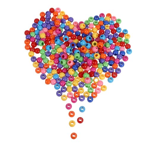 Gogogmee 300 Stück Teiliges Acryl Mixfarben Große Lochperlen für DIY Schmuckherstellung Charms Beads für Armbänder Halsketten Ohrringe Schlüsselanhänger und Dekoration von Gogogmee