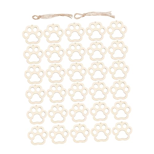 Gogogmee 30Stücke Hängende Holzscheiben Anhänger für DIY Bastelprojekte Umweltfreundliche Holzverzierung mit Baumwollschnüren für Weihnachtsdekoration und Kreative Gogogmee 30Stücke Hängende Holzscheiben Anhänger für DIY Bastelprojekte Umweltfreundliche Holzverzierung mit Baumwollschnüren für Weihnachtsdekoration und Kreative von Gogogmee
