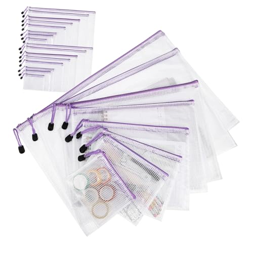 Gogogmee 32 Stück Teiliges Transparente Mesh Reißverschlussbeutel Verschiedene Dokumententaschen Organizer Leichte Aufbewahrungstasche für Büro Schule Reise Gogogmee 32 Stück Teiliges Transparente Mesh Reißverschlussbeutel Verschiedene Dokumententaschen Organizer Leichte Aufbewahrungstasche für Büro Schule Reise von Gogogmee