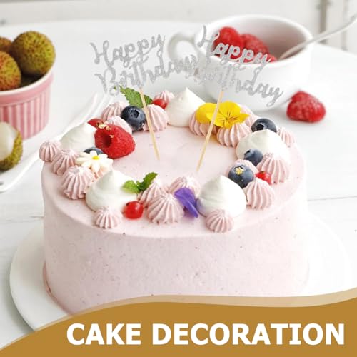 Gogogmee 36 Stück Glitter Cupcake Toppers Wiederverwendbare Geburtstagskuchen Deko für Hochzeiten und Feiern für Jede Partyumgebung Gogogmee 36 Stück Glitter Cupcake Toppers Wiederverwendbare Geburtstagskuchen Deko für Hochzeiten und Feiern für Jede Partyumgebung von Gogogmee