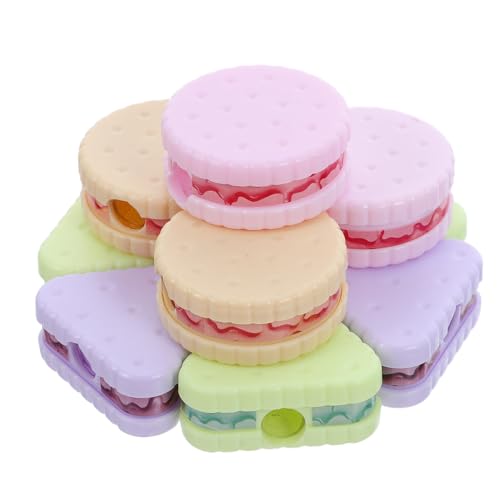 Gogogmee 36 Stück Teiliges Kawaii Bleistiftspitzer Handheld Keksform Manuell für Schule Klassenzimmer Partygeschenk Schulpreis von Gogogmee