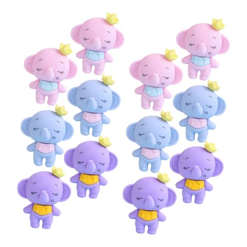 Gogogmee 36 Stück Teiliges Mini Elefant Radiergummi Langlebig und Niedliche Puzzle Radierer für Schüler Praktische Schreibwaren für Klassenraum Belohnungen und Teenager Kawaii Tierform von Gogogmee