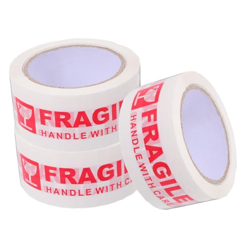 Gogogmee 3Rollen Zerbrechliches Klebeband Strapazierfähiges Versandklebeband für Zerbrechliche Gegenstände Langlebig und Vielseitig Gogogmee 3Rollen Zerbrechliches Klebeband Strapazierfähiges Versandklebeband für Zerbrechliche Gegenstände Langlebig und Vielseitig von Gogogmee