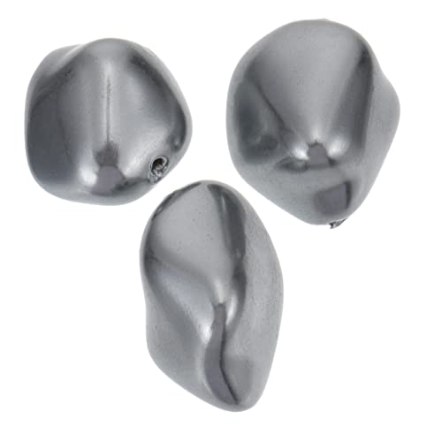 Gogogmee 3Stücke Barockperlen DIY Ohrstecker Unregelmäßige Graue Multifunktionale Perlen für Schmuckherstellung für Bastelprojekte und Gogogmee 3Stücke Barockperlen DIY Ohrstecker Unregelmäßige Graue Multifunktionale Perlen für Schmuckherstellung für Bastelprojekte und von Gogogmee