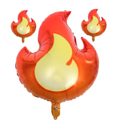 Gogogmee 3Stücke Feuerwehrmann Flammen Folienballons Aufblasbare Partyballons für Kindergeburtstage Dekorative Luftballons für Themenfeiern Leuchtende und Kreative Partydekorationen Gogogmee 3Stücke Feuerwehrmann Flammen Folienballons Aufblasbare Partyballons für Kindergeburtstage Dekorative Luftballons für Themenfeiern Leuchtende und Kreative Partydekorationen von Gogogmee