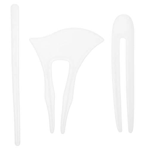 Gogogmee 3Stücke Silikon Haarnadel Gießform DIY Epoxidharz Formen für Essstäbchen und Haarnadeln Hochwertige Langlebige Silikonformen für Bastelprojekte von Gogogmee