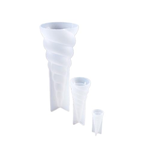 Gogogmee 3Stücke Teiliges Silikonform für Einhornhörner DIY Gießformen für Bastelprojekte Langlebig für Bastelenthusiasten von Gogogmee