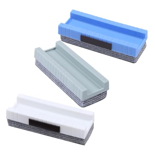 Gogogmee 3pcs Chalkboard Eraser Files -radiergummi -reiniger Mit Groove Für Blackboard Whiteboard -kreide -radiergummis -büroschule Office School Supply von Gogogmee