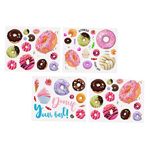 Gogogmee Bezaubernde Donut-wandaufkleber für Jungen- und Mädchenzimmer Pvc-wandaufkleber für Kinderzimmer Spielzimmer Dekoration 24 X 30 Cm 4 Bögen Gogogmee Bezaubernde Donut-wandaufkleber für Jungen- und Mädchenzimmer Pvc-wandaufkleber für Kinderzimmer Spielzimmer Dekoration 24 X 30 Cm 4 Bögen von Gogogmee