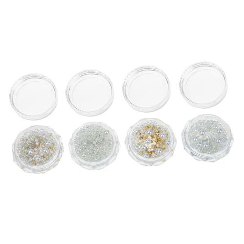 Gogogmee 4 Boxen Perlen Nail Art Dekoration Gemischte für Natürliche und Künstliche Nägel Perlenschmuck Deko für Maniküre Bastelperlen für Nageldesign und DIY Schmuck Gogogmee 4 Boxen Perlen Nail Art Dekoration Gemischte für Natürliche und Künstliche Nägel Perlenschmuck Deko für Maniküre Bastelperlen für Nageldesign und DIY Schmuck von Gogogmee