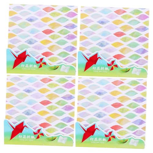 Gogogmee 4 Packungen Origami Papier Doppelseitig Bunt Wasserfarben Muster Quadratisches Bastelpapier für DIY Origami Kinderhandwerk Scrapbooking und Geschenkdekoration Gogogmee 4 Packungen Origami Papier Doppelseitig Bunt Wasserfarben Muster Quadratisches Bastelpapier für DIY Origami Kinderhandwerk Scrapbooking und Geschenkdekoration von Gogogmee